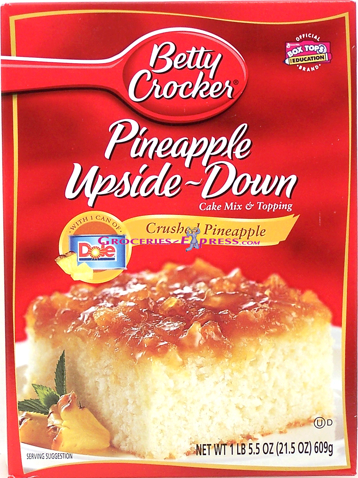 Betty Crocker  pineapple upside-down cake mix w/topping Full-Size Picture